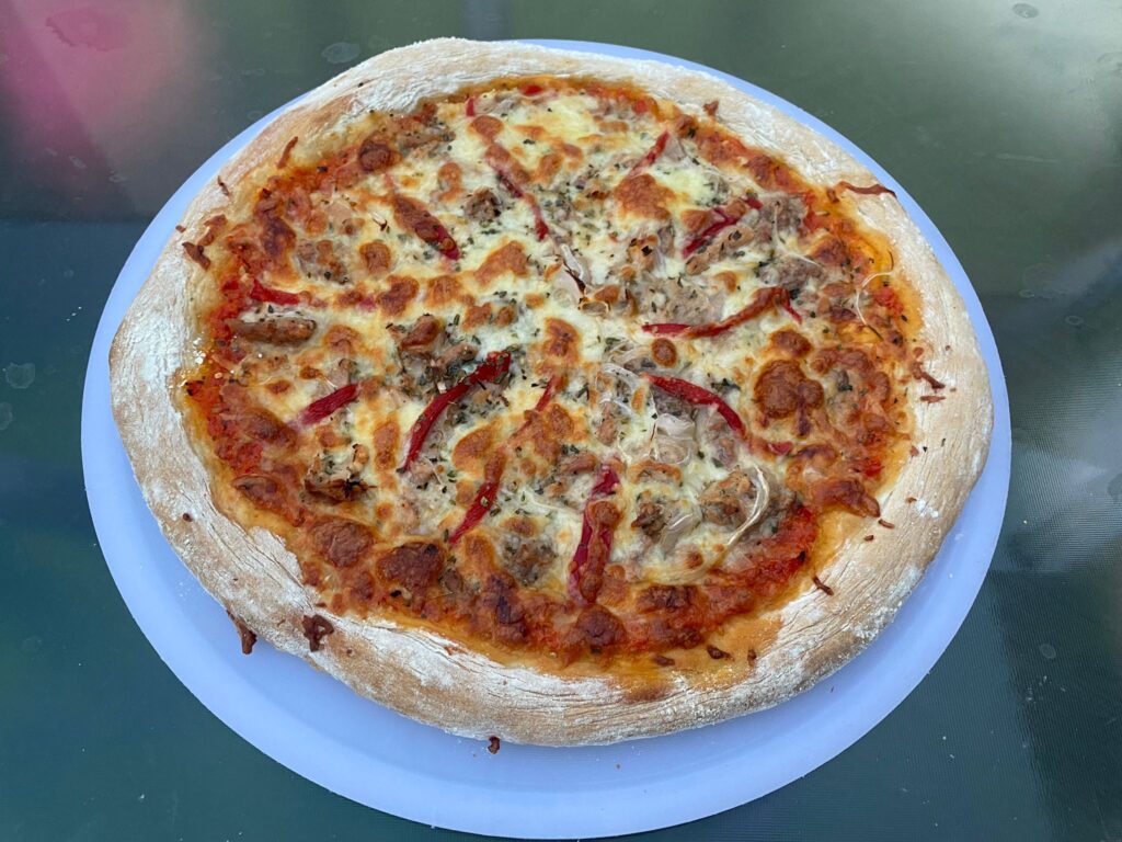pizza hecha